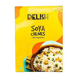 Delish Soya Chunks 200grm [Buy One Get One Free]